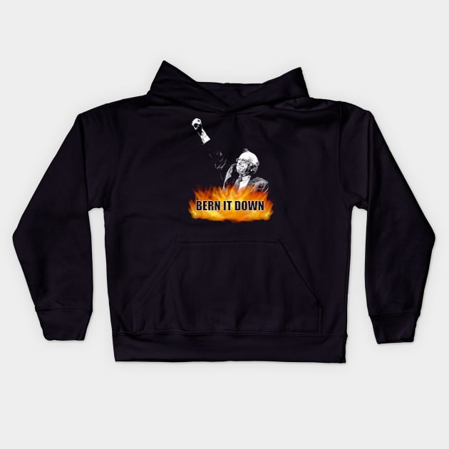 Bern It Down Kids Hoodie by childofthecorn